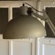 Grey metal floor lamp - industrial style