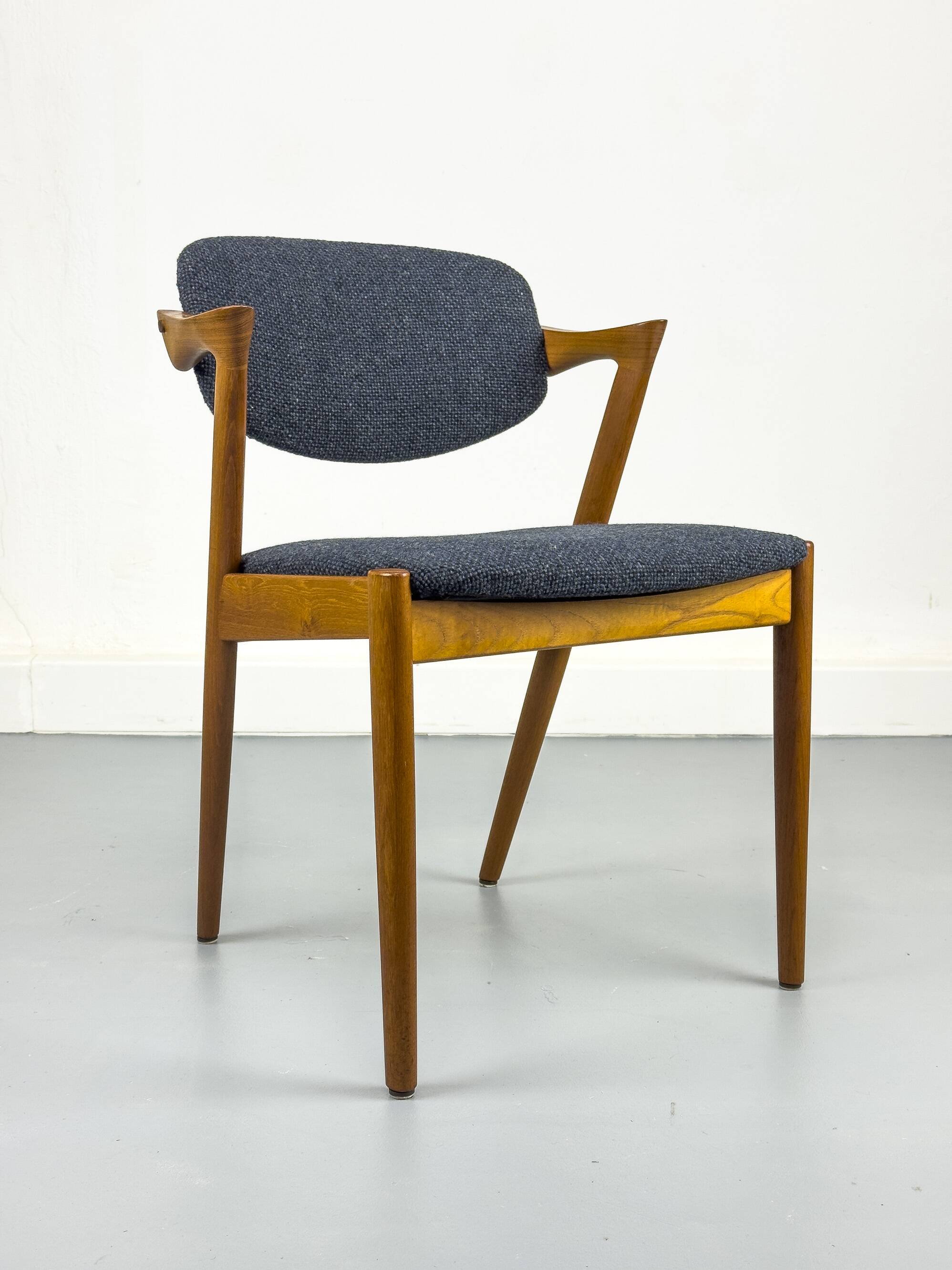 Modell 42 Teak Chair by Kai Kristiansen for Schou Andersen, 1960s