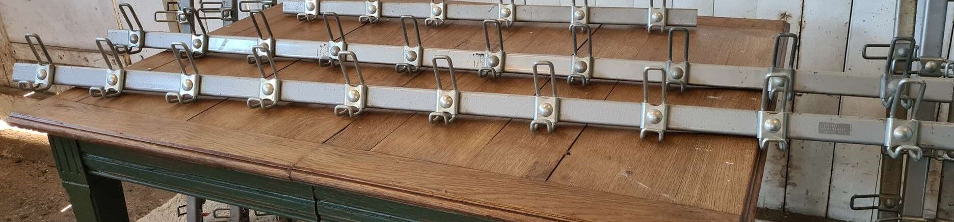 Vintage schoolboy patère 10 hooks