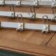 Vintage schoolboy patère 10 hooks