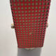 Set of 3 sconces 50s red metal