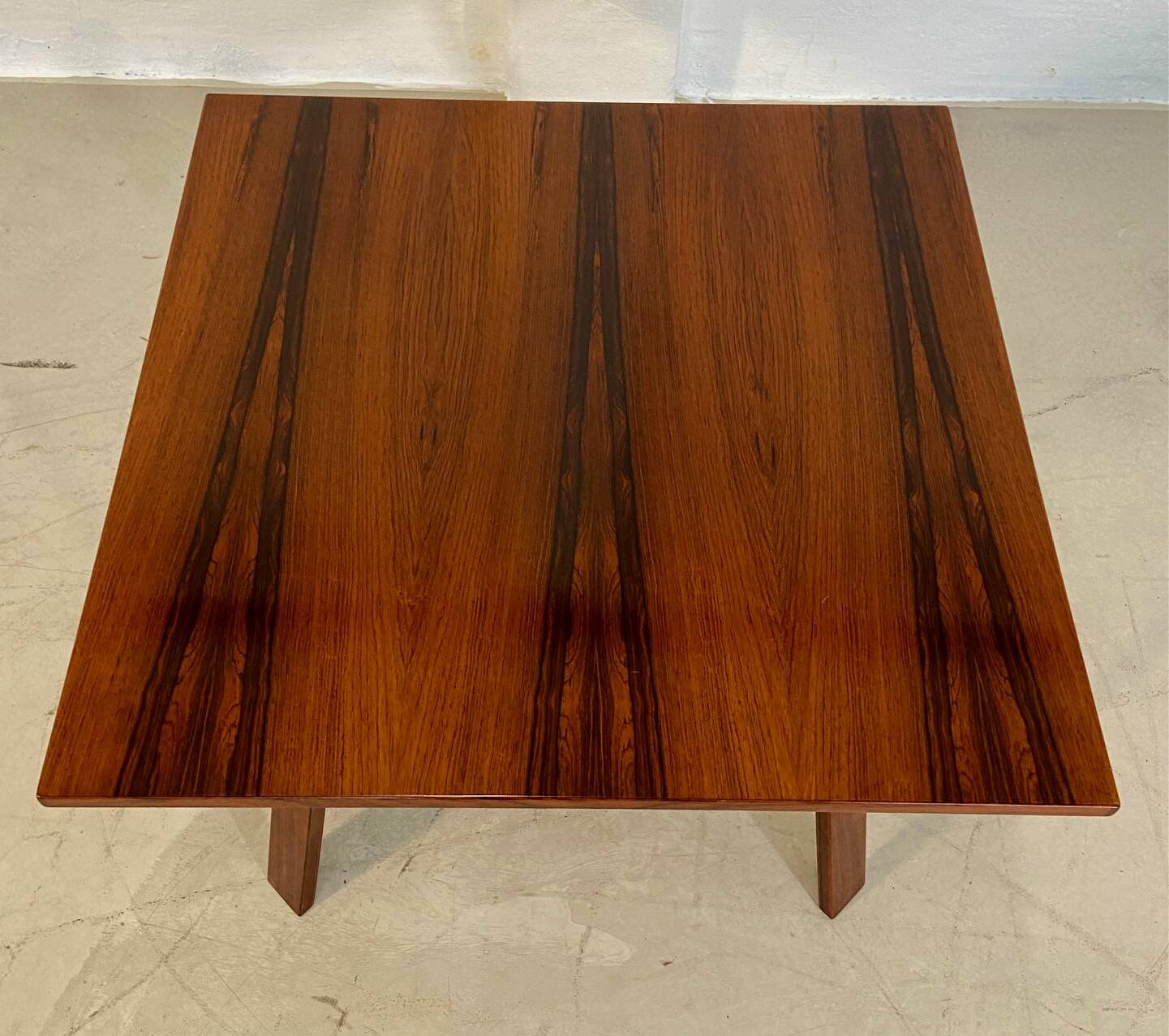 Vintage Danish mid-century rosewood coffee table