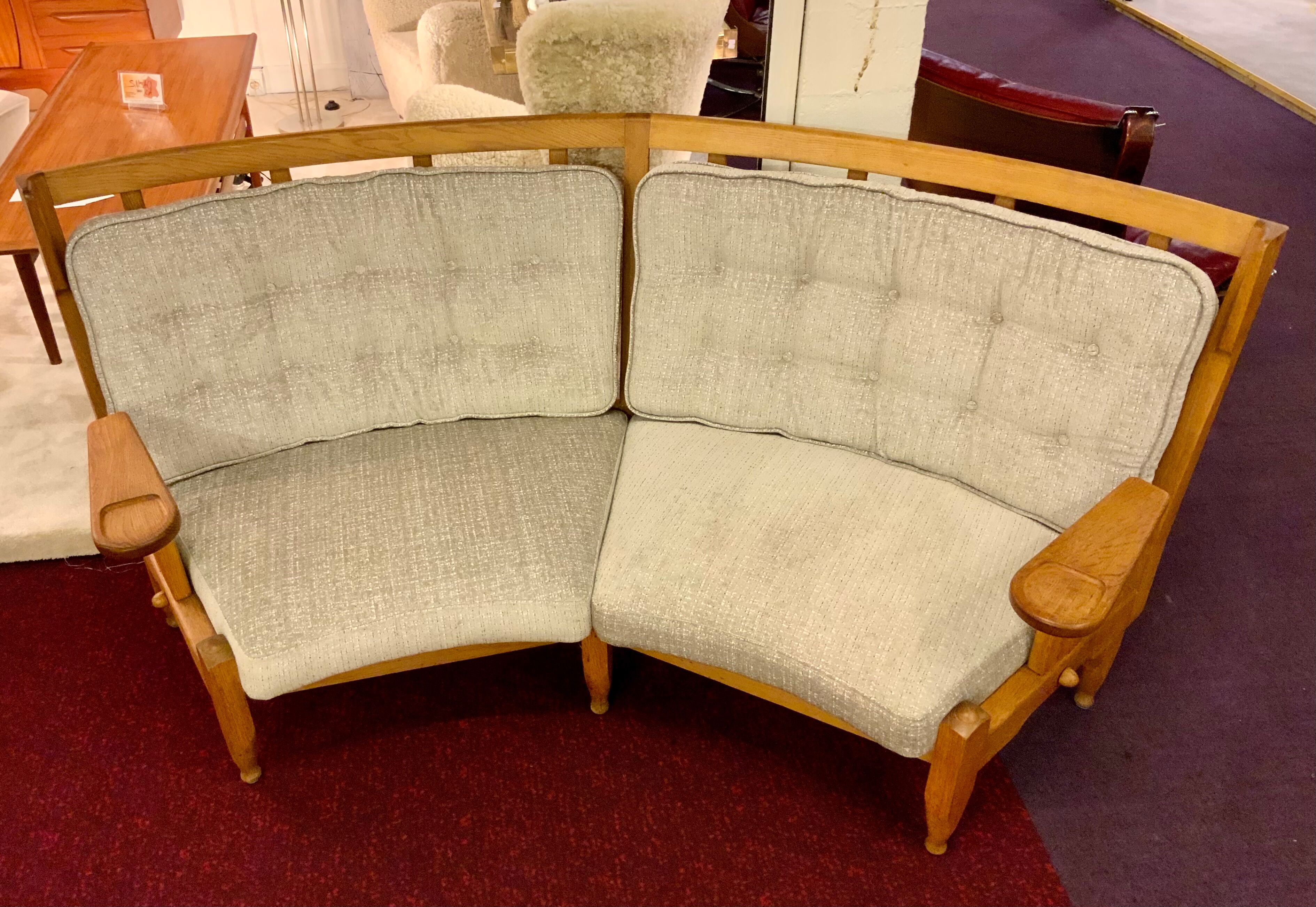 Sofa Guillerme and Chambron solid oak