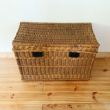 Vintage wicker trunk