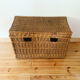 Vintage wicker trunk