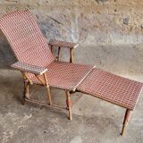 Rattan lounge chair