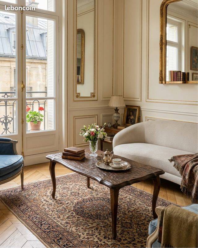 Sculptural coffee table with character