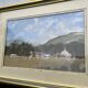 Beautiful Gouache English Cricket Scene Roy Perry 78 x 59
