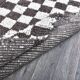 Tapis en laine fait main à carreaux 4x7 137x214 cm SK 241436