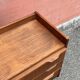 Danish vintage teak chest of drawers / nightstand, Mid century modern 1960