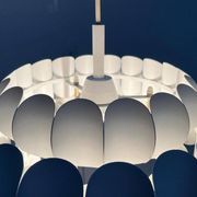 White metal suspension from the mid-century by H. Zender for Temde, 1960s.