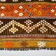 3x5 Orange & Green Small Size Vintage Kilim Rug, 102x141Cm