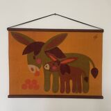 Screen printing on Danish woven jute