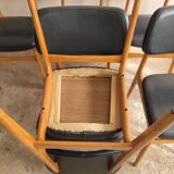 Set of 6 vintage Stella chairs, Scandinavian style