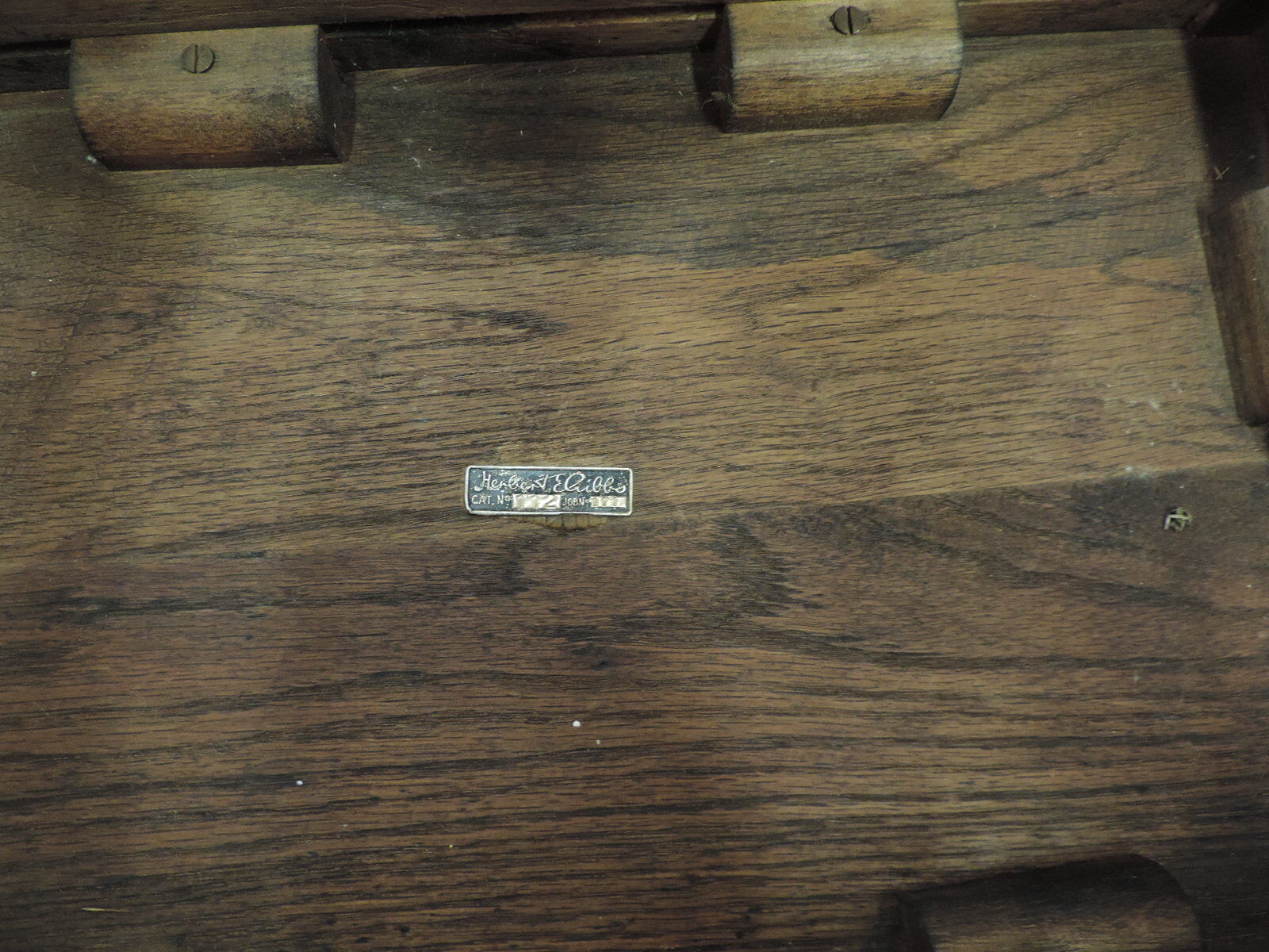 Oak gate leg table Herbert E. Gibbs