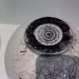 Vase boule en raku