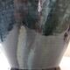 Vintage vase in glazed ceramic, hand-thrown, signature to identify