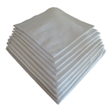 9 cotton napkins damask with flowers 48 x 48 cm