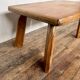 Vintage modernist elm coffee table