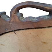Specchio Antico Originale 1870 In Noce Massello Intagliato Stile Rococò