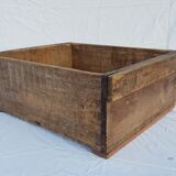 Old workshop box in solid wood with marking / 4 kg