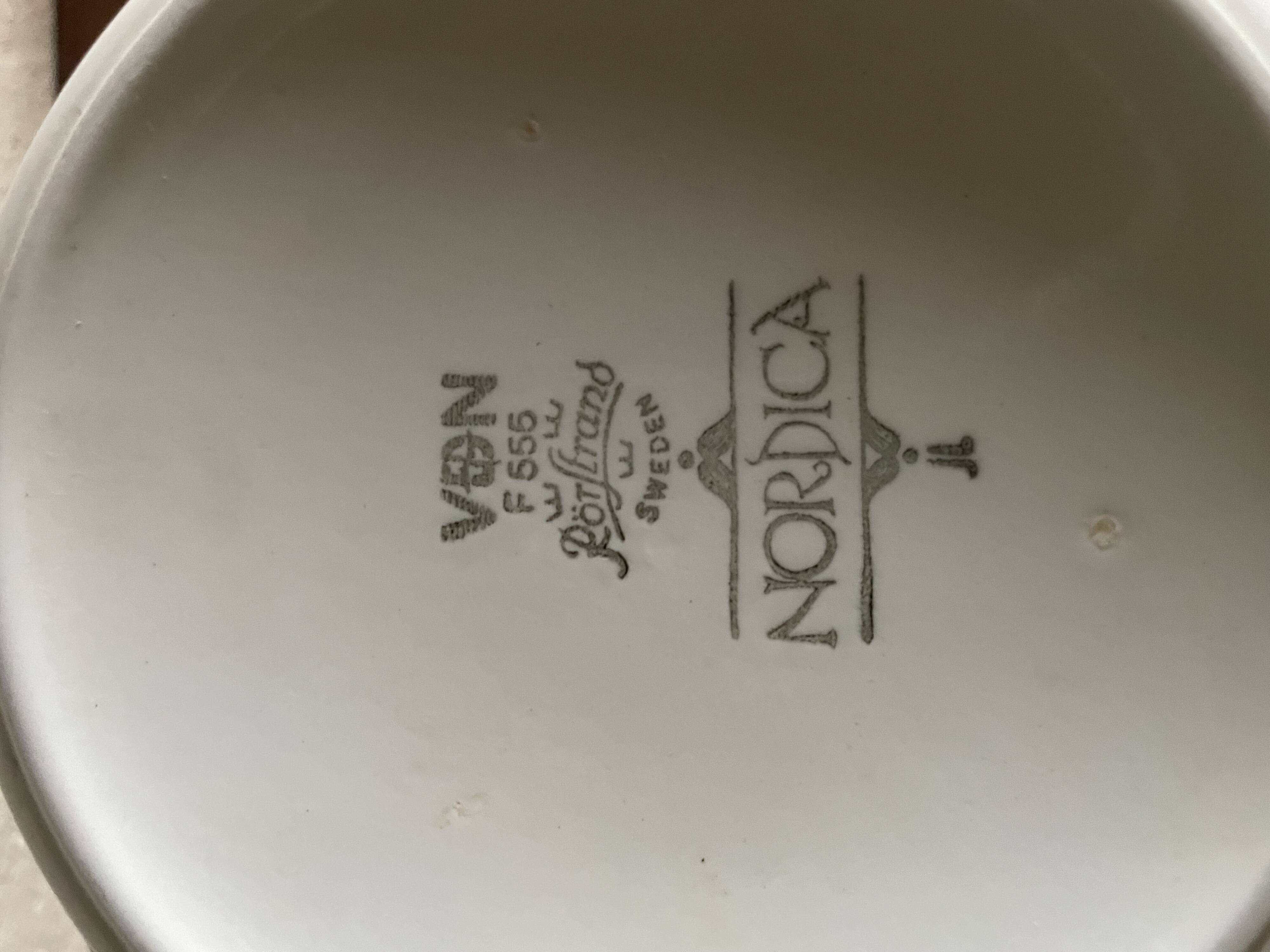 Saucière en Céramique Rörstrand Nordica de Carl Harry Stalhene