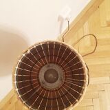 Lampadaire en bois industrielle 1970