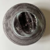 Glazed stoneware vase, Accolay FRANCE 1950