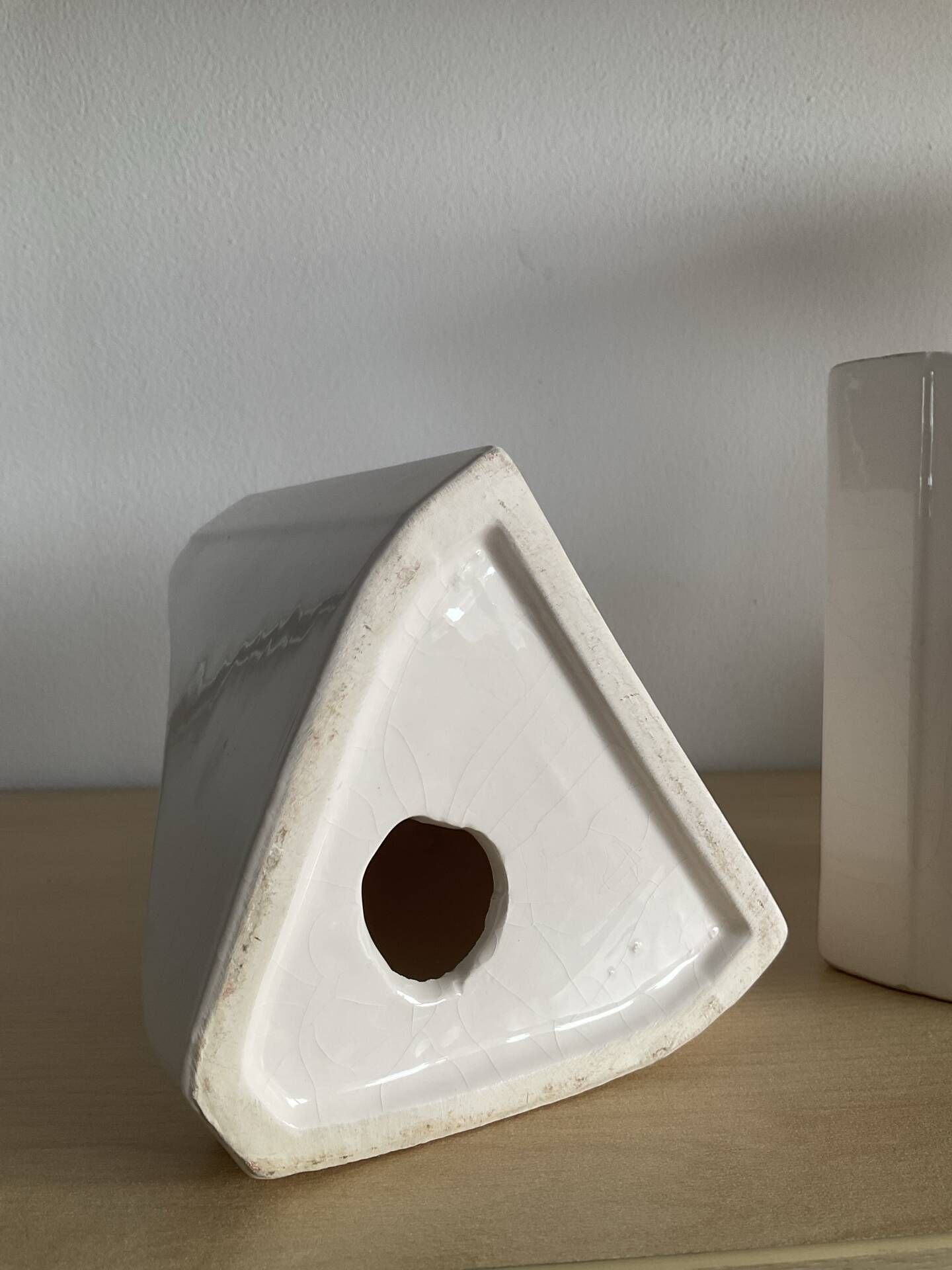 Vintage ceramic bookends pair