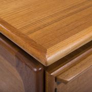 Mid-century teak freestanding desk from GV Møbler, 1960s