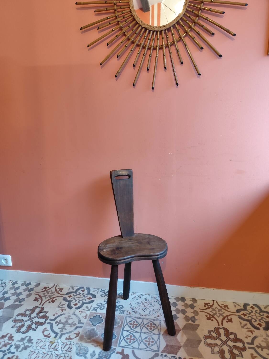 Vintage brutalist chair