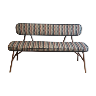 Mambo Unilimited printed velvet bench