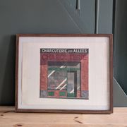 Lithograph "Charcuterie des Allées" – Catherine d'Ortoli