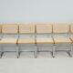 Lot de 6 chaises Cesca B32 d'après Marcel Breuer, Italie