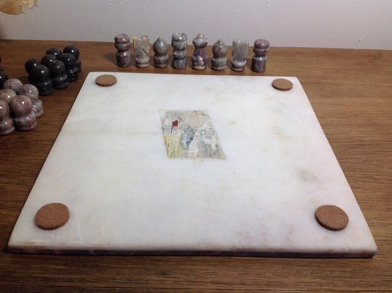Marble chess game