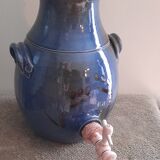 Vinegar in enamelled sandstone signed