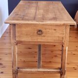 Table de ferme ancienne en bois de hêtre XIXème