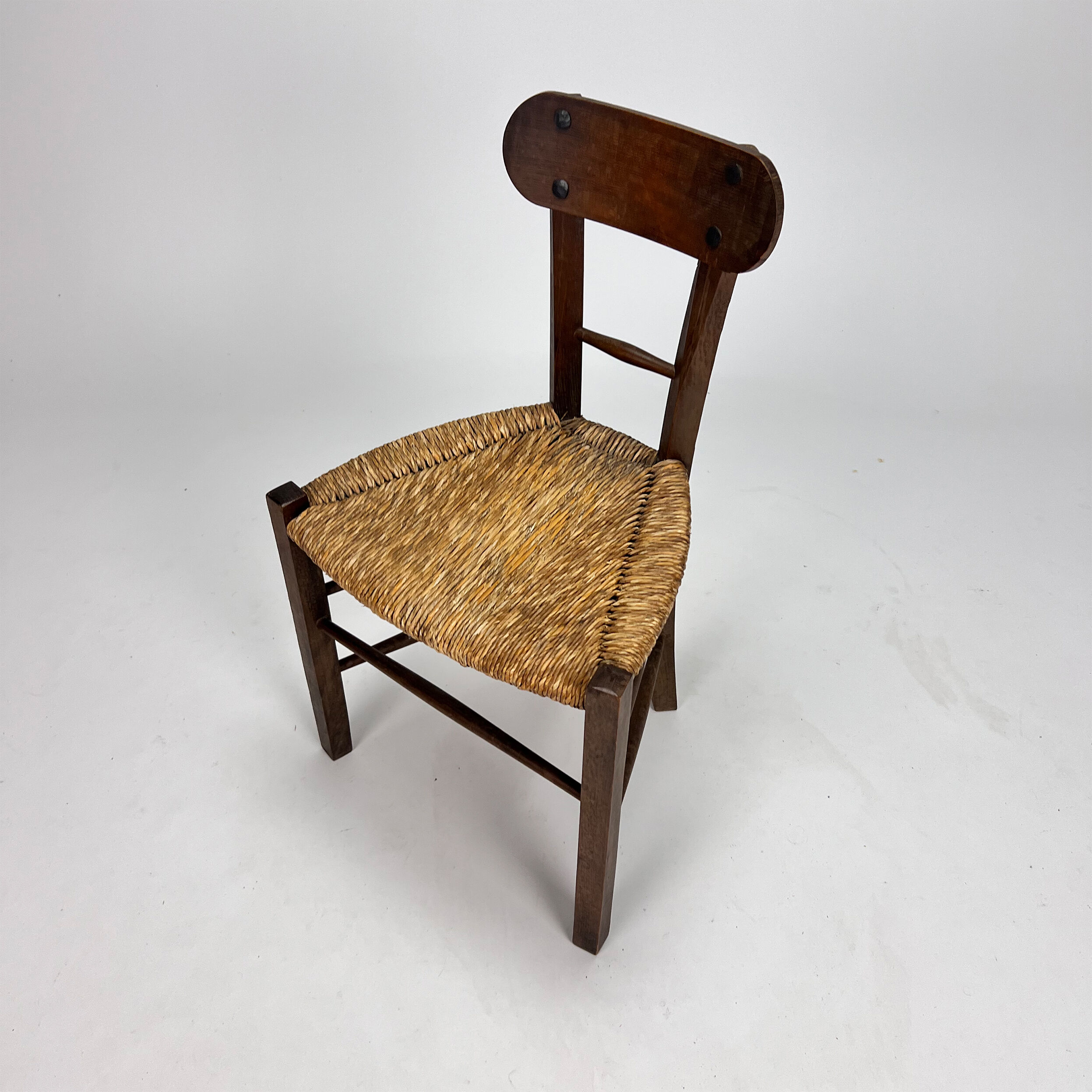 Dutch rustic side chair, 1900s