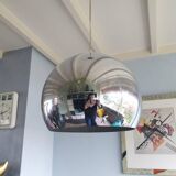 Lampe pendentif chromée Hala Zeist, 90s
