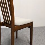 Set of 6 Scandinavian chairs, 70s-80s