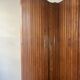 Wooden designer screen - Baumann by SNSA - circa 1950