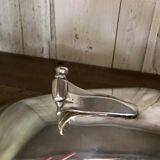 Art deco silver metal box