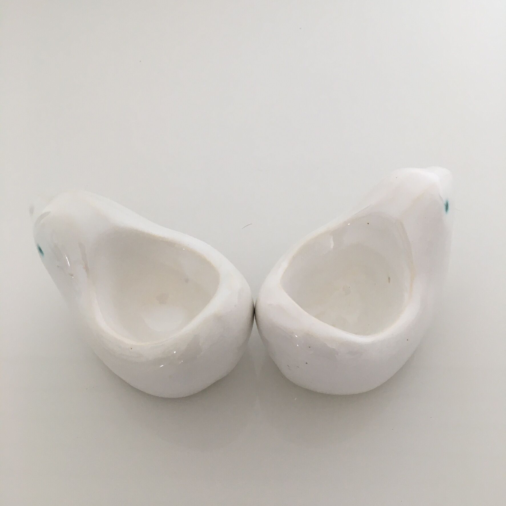Pair of bird egg cups