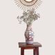 Large Fratelli Fanciullacci Sgraffito Ceramic Vase, Restored Kintsugi-Style