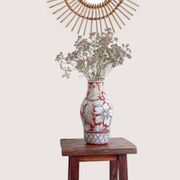 Large Fratelli Fanciullacci Sgraffito Ceramic Vase, Restored Kintsugi-Style