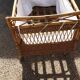 Rattan children's basket bed