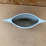 Antique vase virebent white porcelain speckled blue pink vintage