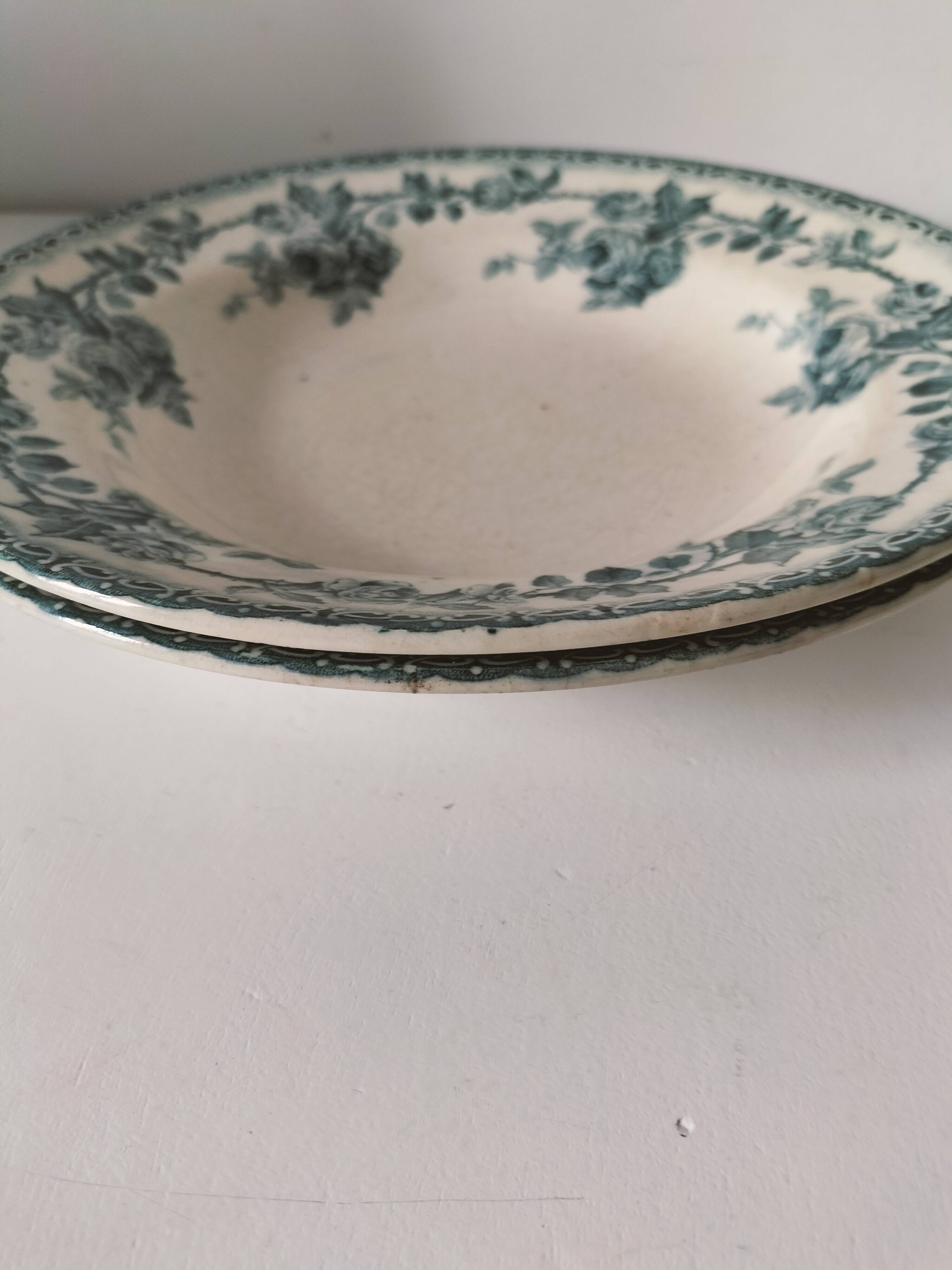 Duo Assiettes creuses Boulenger Choisy le Roi