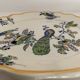 12 art nouveau flat plates from Boch La Louvière, peacock model