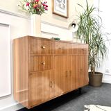 Wood effect formica sideboard